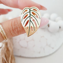 Load image into Gallery viewer, "Swiss Cheese" Monstera Adansonii Lapel Pin