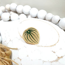 Load image into Gallery viewer, Watermelon Peperomia Leaf Lapel Pin