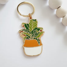 Load image into Gallery viewer, Calathea Enamel Keyring
